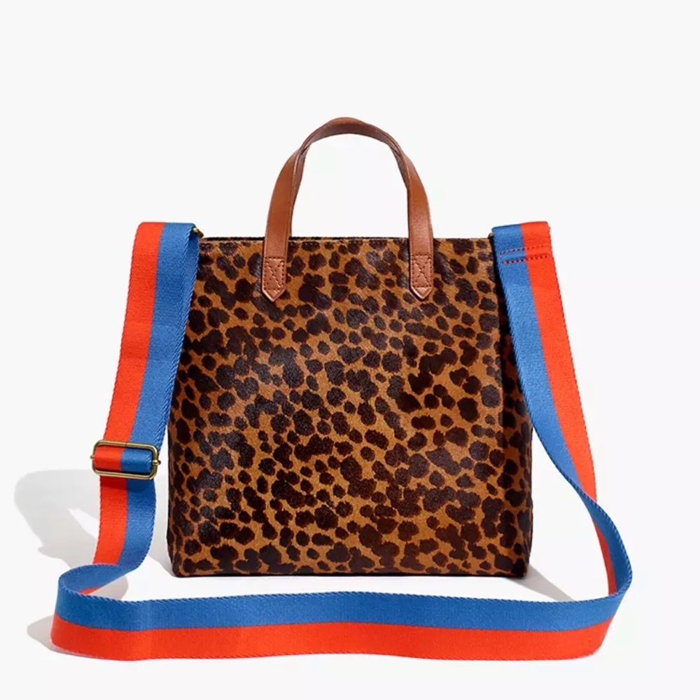 Madewell x Kule leopard transport crossbody